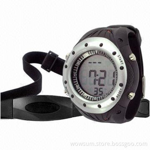 Fitness Sports Heart Rate Monitor with Calories and Fat Burned